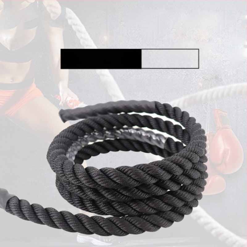 Tarpvalstybinė šerdies treniruočių įranga, skirta prakaitui mažinti, stora virvė, šokinėjanti suaugusiems, riebalų mažinimui, sunki virvė, šokinėjanti poliesterio treniruočių virvė