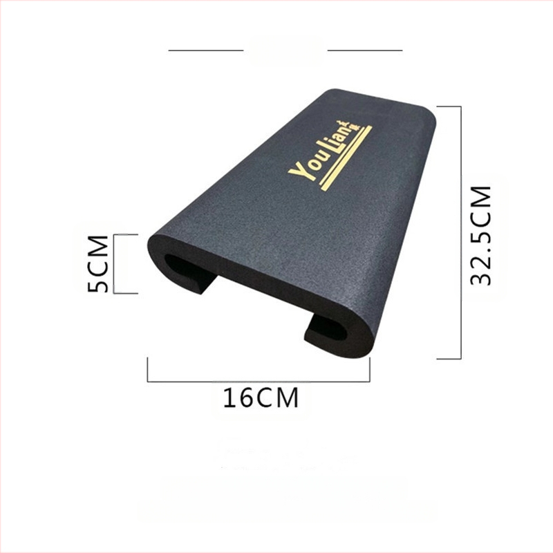 Musta käsnaga EVA treeningdraakonipaadi kaitsepadja traadilõikamisprotsessi integreeritud välistingimustes kasutatav U-kujuline põhjapadi