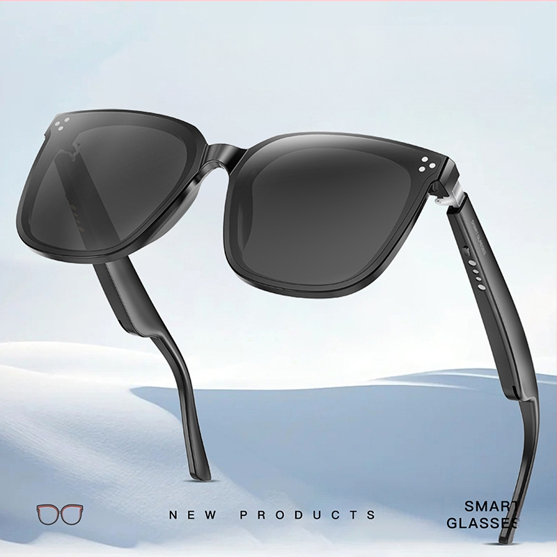 Uued nutikad päikeseprillid ultraviolettkiirguse vastased päikeseprillid musta tehnoloogiaga nutikad prillid saavad muusika kuulamiseks rääkida
