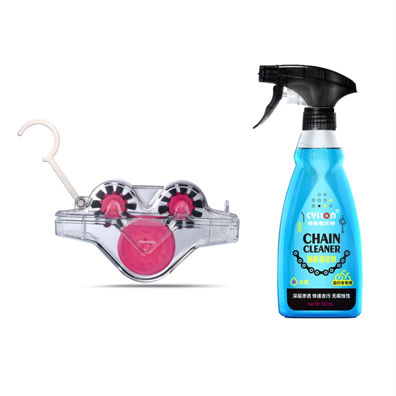 Dviračio grandinės plovimo priekaba su lenktyniniu antkakliu be rankinio plovimo įrenginio kalnų plentui ir automobilių valymo bei priežiūros įrankiai