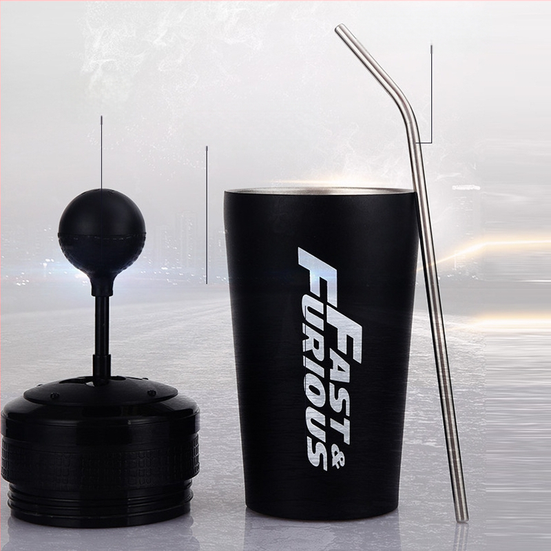 Kiirus ja kirg käigukastiga roostevabast terasest suure mahutavusega veekruus autokruus kõrrega termokruus auto käiguvahetuskruus