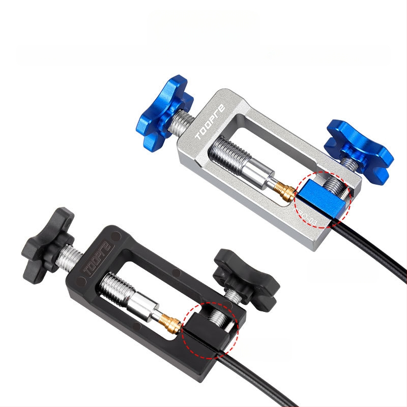 TOOPRE kerékpárolaj fékolaj tű beszerelő szerszám olajcső behelyező csővágó olajbogyó fej nyomó töltő