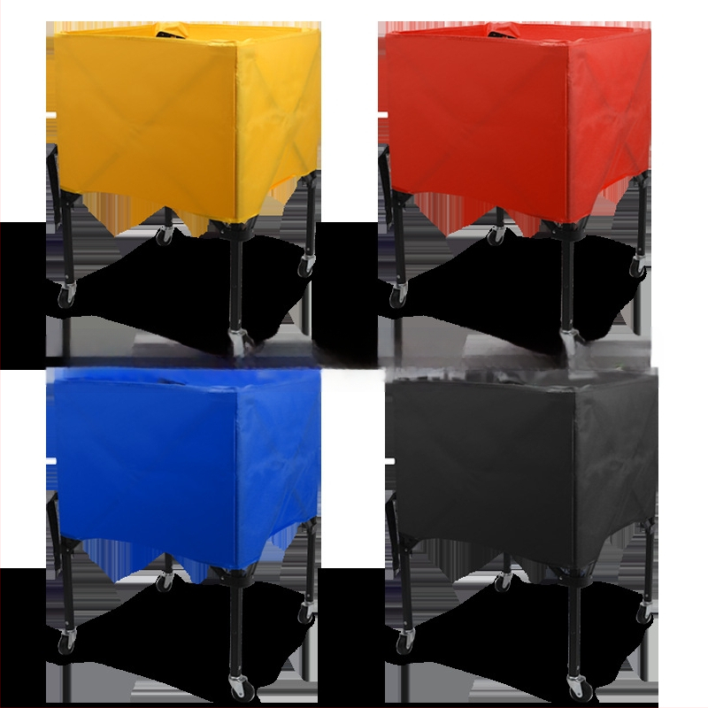 Gamykloje pagamintas aliuminio lydinio krepšinio vežimėlis kamuolių laikymui, sulankstomas, nešiojamas treniruočių vežimėlis patalpose ir lauke