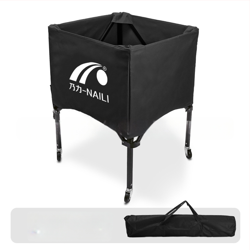 Gamykloje pagamintas aliuminio lydinio krepšinio vežimėlis kamuolių laikymui, sulankstomas, nešiojamas treniruočių vežimėlis patalpose ir lauke