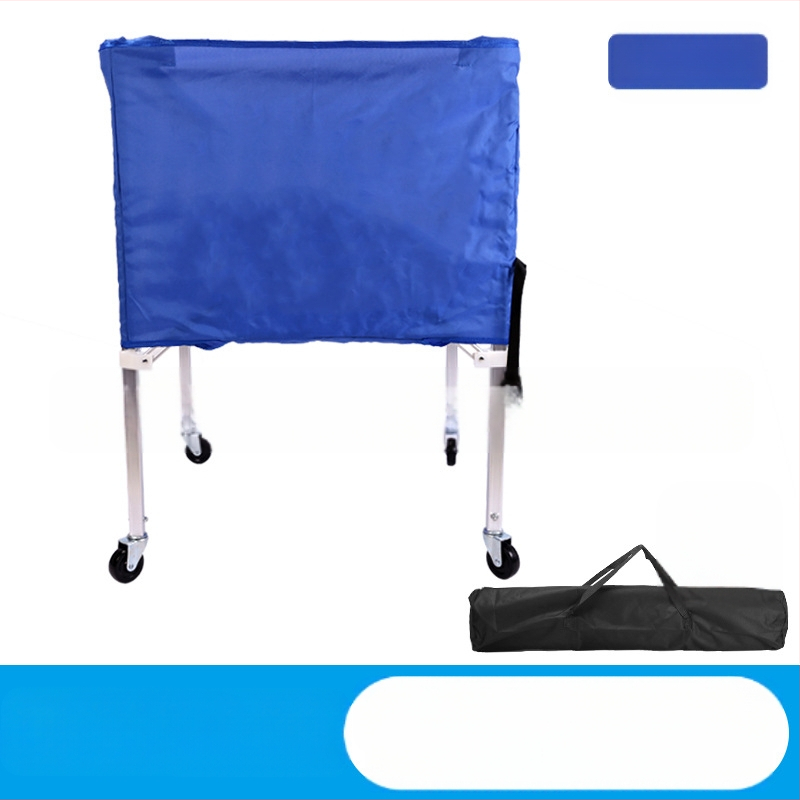 Gamykloje pagamintas aliuminio lydinio krepšinio vežimėlis kamuolių laikymui, sulankstomas, nešiojamas treniruočių vežimėlis patalpose ir lauke