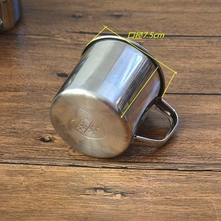 304 nerūdijančio plieno vandens puodelis mokiniams, vaikų puodelis, biuro šachmatų ir kortų kambarys, darželio valgykla su dangteliu, puodelis arbatai