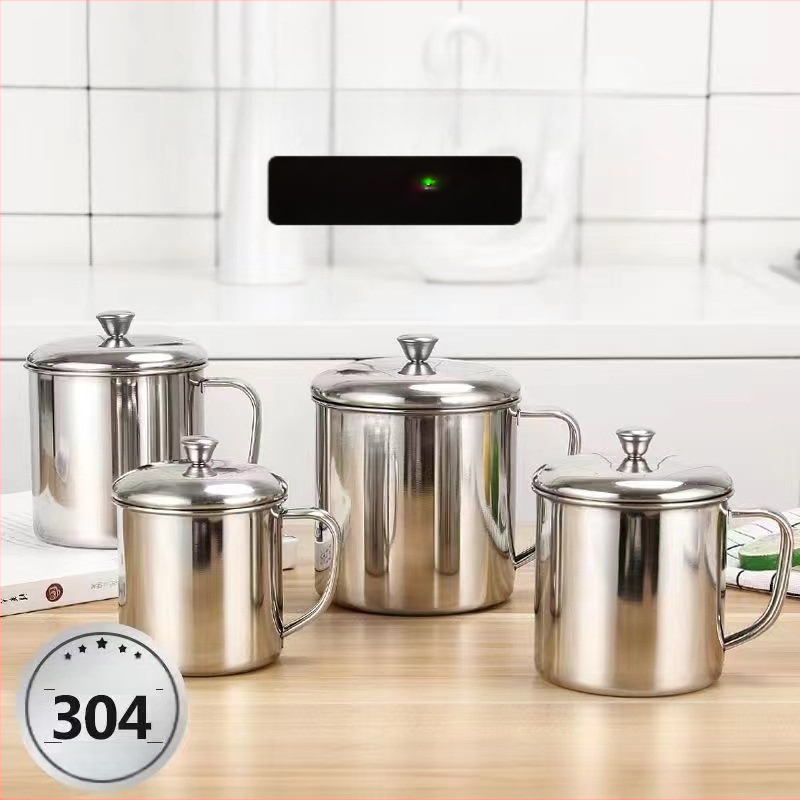 304 nerūdijančio plieno vandens puodelis mokiniams, vaikų puodelis, biuro šachmatų ir kortų kambarys, darželio valgykla su dangteliu, puodelis arbatai