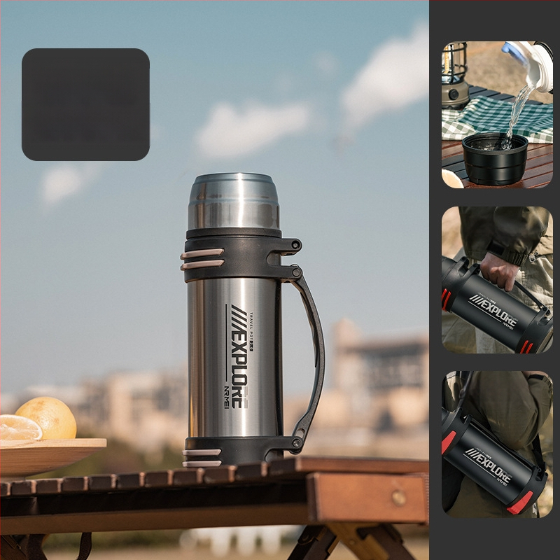 „Enme Thermos Cup“ vyriškas didelis didelės talpos termosinis virdulys, lauko, naujas, 316 automobilinis buitinis virdulys, šilto vandens butelis