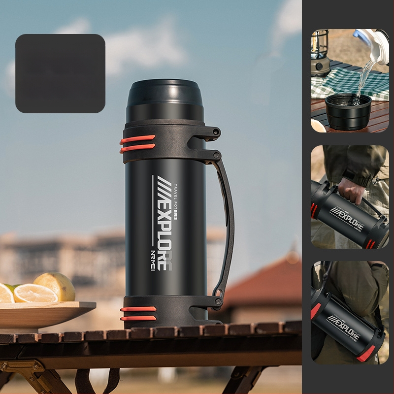 „Enme Thermos Cup“ vyriškas didelis didelės talpos termosinis virdulys, lauko, naujas, 316 automobilinis buitinis virdulys, šilto vandens butelis