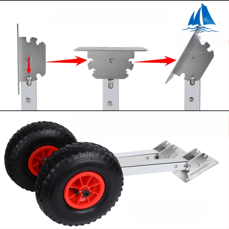 Rünnakupaadi haagis alla 3 m merekalapaat kummipaat täispuhutav paat puurratas ilma laagrita lihtne väike haagis