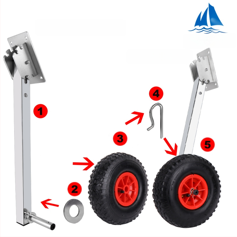 Rünnakupaadi haagis alla 3 m merekalapaat kummipaat täispuhutav paat puurratas ilma laagrita lihtne väike haagis