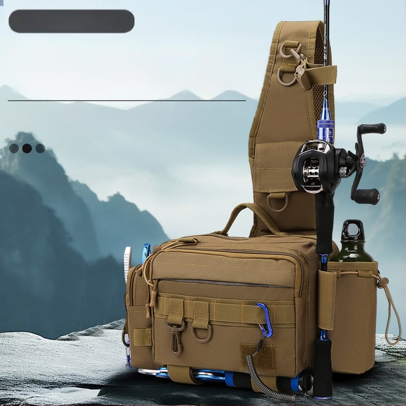 Nagy kapacitású Luya táska, multifunkcionális övtáska, horgászbot táska, taktikai hátizsák, keresztpántos táska, horgászbot táska, horgászbot táska, bottáska