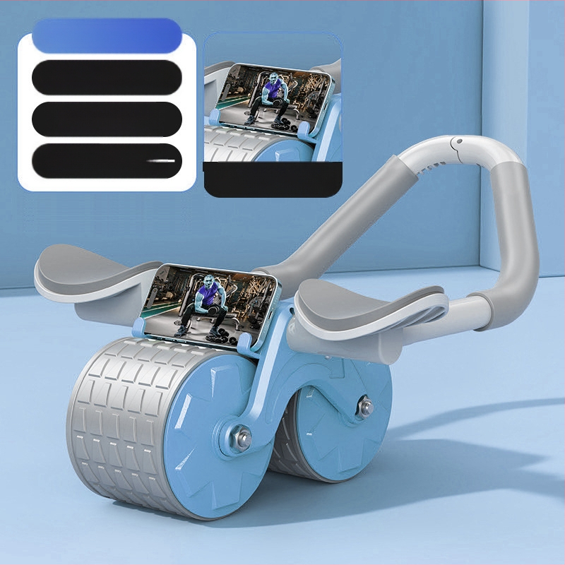 Kõhuratta automaatne tagasilöögiga kõhulihaste ratas kõhuratta küünarnuki tugi meestele ja naistele kõhulihaste treenimiseks kõhn kõht artefakti spordivarustus