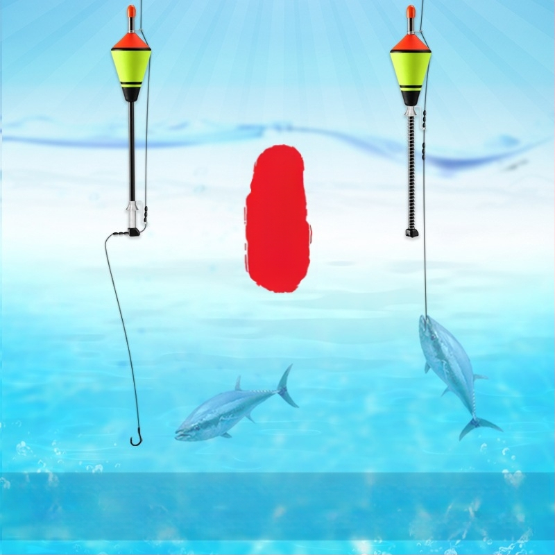 Automata horgászhorgok, teljesen automatikus úszók, teljes horgászfelszerelés-készlettel, horgászfelszereléssel és horgászkellékekkel összekötve