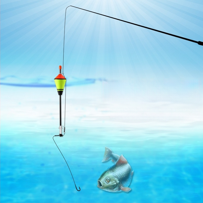 Automata horgászhorgok, teljesen automatikus úszók, teljes horgászfelszerelés-készlettel, horgászfelszereléssel és horgászkellékekkel összekötve