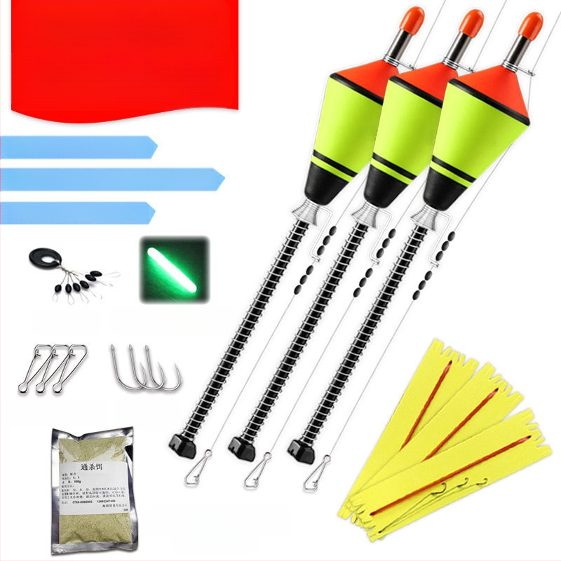 Automata horgászhorgok, teljesen automatikus úszók, teljes horgászfelszerelés-készlettel, horgászfelszereléssel és horgászkellékekkel összekötve