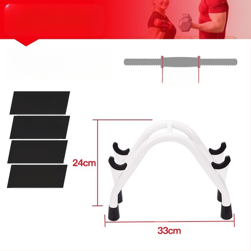 Hantelių stovas daugiafunkcis buitinis mažas sandėliavimo štangos hantelio laikiklis hantelio išdėstymas nešiojama hantelio lentyna