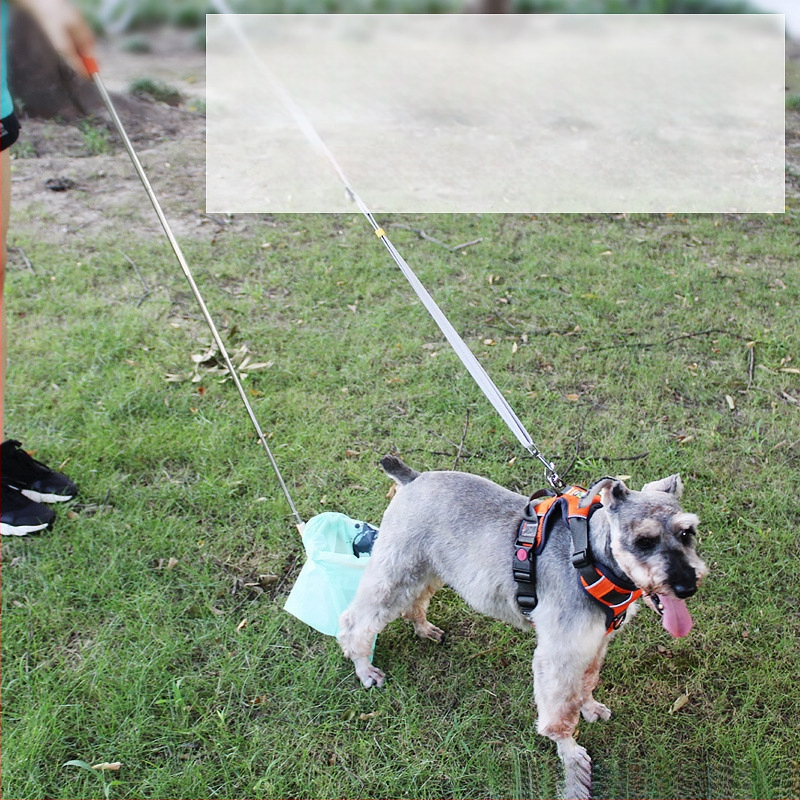 Koera tualett teleskoop-käivitatav koera väljakäitav tualett lemmiklooma koera tõmbamiseks mõeldud tualett õuekott