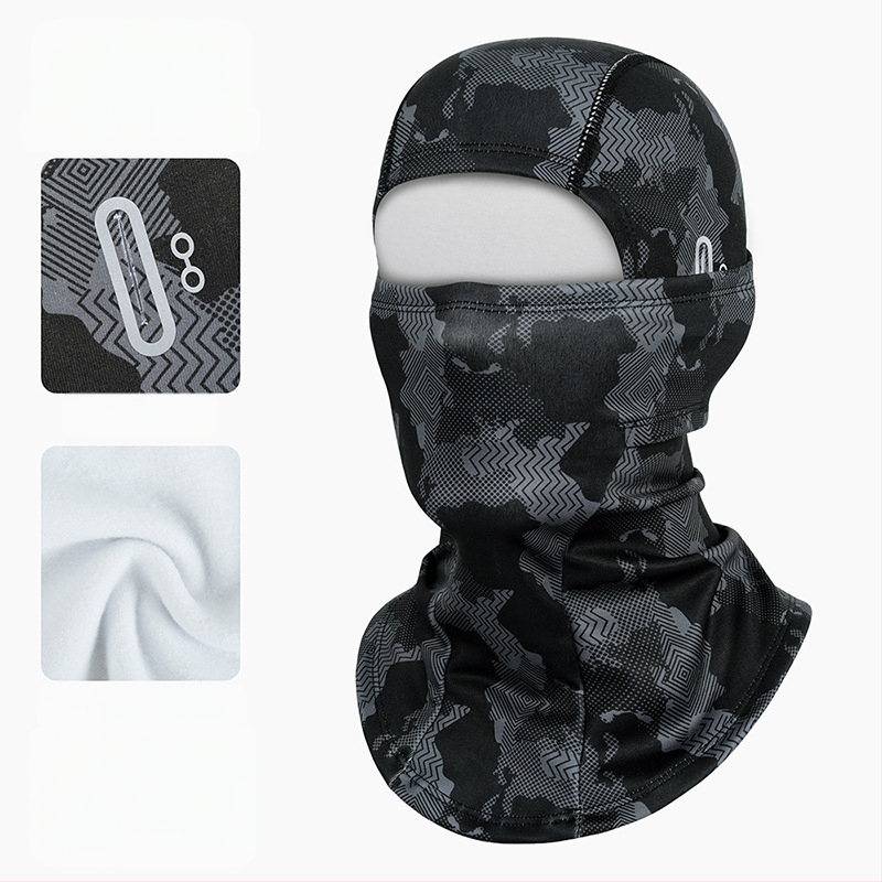 Ruidong határokon átnyúló meleg lovagló fejfedő motorkerékpár polár sapka teljes arcú szélálló hidegálló maszk kültéri arcvédő sál