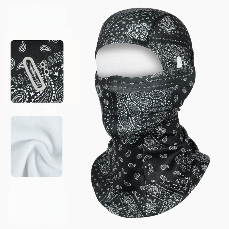 Ruidong határokon átnyúló meleg lovagló fejfedő motorkerékpár polár sapka teljes arcú szélálló hidegálló maszk kültéri arcvédő sál