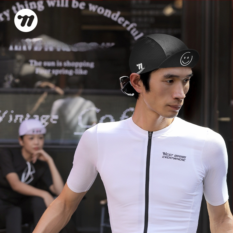 Letná cyklistická čiapka West Rider, priedušná slnečná clona, ochranná čiapka na bicykel, cestná autohelma s podšívkou