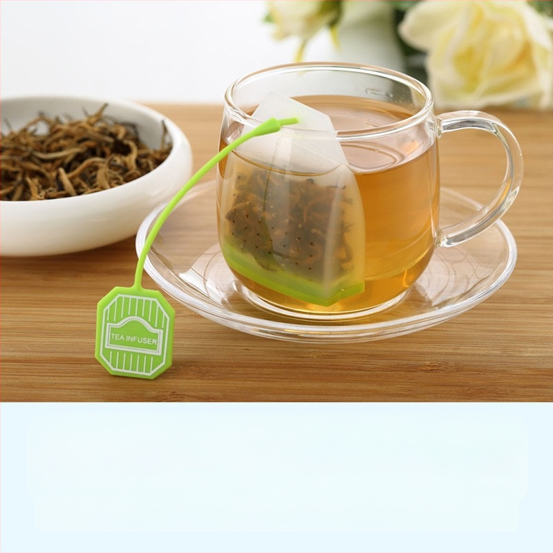 Tehase otsene loominguline läbipaistev ruudukujuline silikoonist teekoti filterkott silikoonist teelekke pärastlõunatee pruulimise teemasin