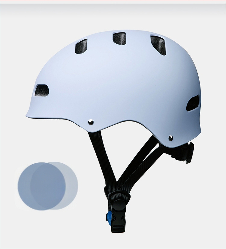 Vaikiškas šalmas riedlentei „Plum Blossom“ šalmas berniukams ir mergaitėms, reguliuojamo aukščio dviračio šalmas, sertifikuotas šalmas su galva ir uodega