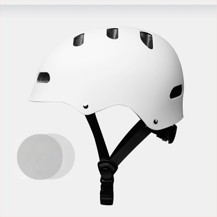 Vaikiškas šalmas riedlentei „Plum Blossom“ šalmas berniukams ir mergaitėms, reguliuojamo aukščio dviračio šalmas, sertifikuotas šalmas su galva ir uodega