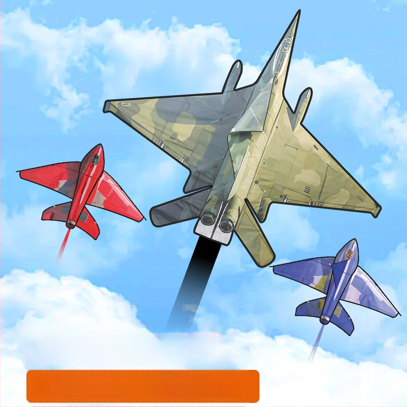 Zmeu nou pentru aeronave, copii, adulți, începători, Weifang, briză de înaltă calitate, zbor ușor cu zmeu de luptător de linie