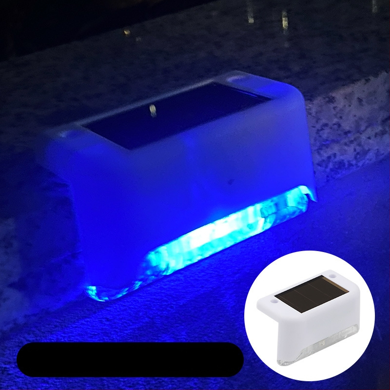 Napelemes kültéri kerti lámpa otthoni kerti elrendezés vízálló lépcsőlámpa kerítés korlát világítás dekoratív lámpa