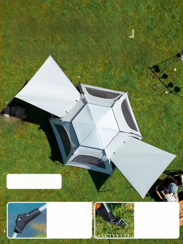Telk välistingimustes kaasaskantav kokkupandav telkimine vihmakindel paksendatud telkimisvarustus täiskomplekt automaatne piknikutelk