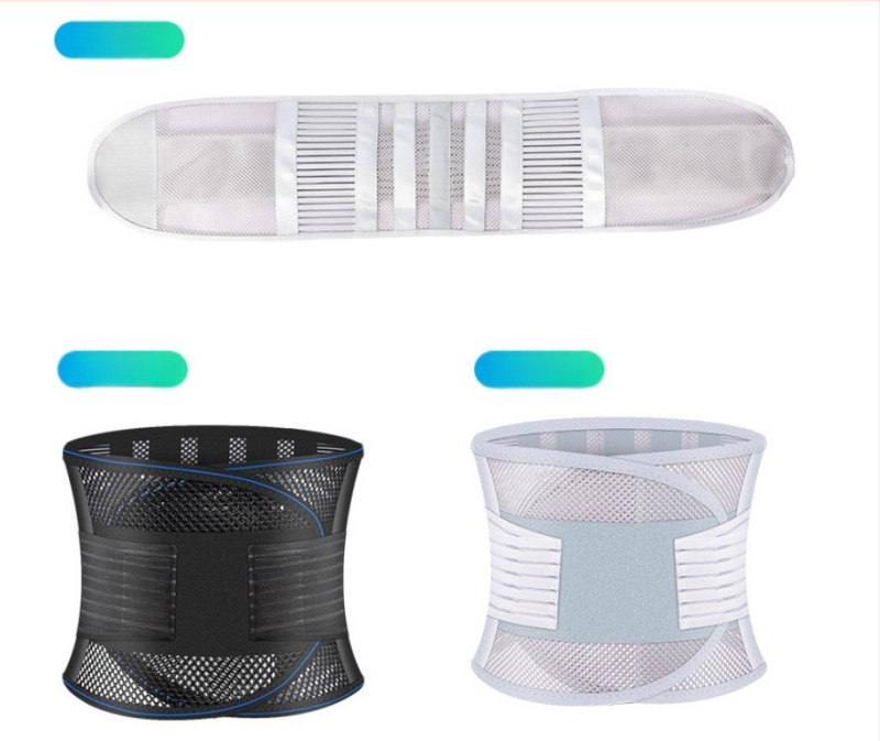 Medicininės klasės plieninių plokščių karšto slėgio sportinė apsauga juosmens diskui, sėdimas fiksuotas juosmens stuburo fitneso bėgimo juosmens diržas