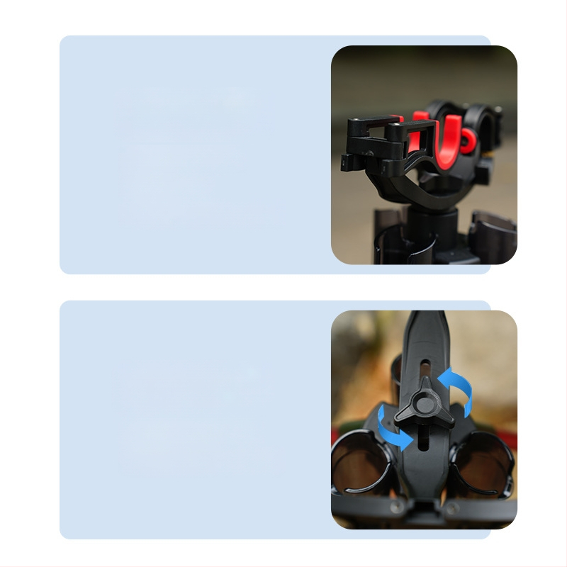 Double Fortressi õnge kolmnurkne kronstein alumiiniumsulamist kaasaskantav Luya õnge kronstein õnge kronstein meriõnge aku kronstein