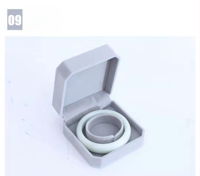 Aksominė papuošalų dėžutė, nauja apyrankės pakavimo dėžutė, aksominė demonstracinė dėžutė, apyrankės pakavimo dėžutė, aksominė aštuonkampė dėžutė, apyrankės dėžutė