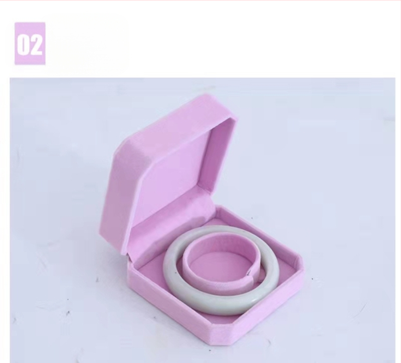 Aksominė papuošalų dėžutė, nauja apyrankės pakavimo dėžutė, aksominė demonstracinė dėžutė, apyrankės pakavimo dėžutė, aksominė aštuonkampė dėžutė, apyrankės dėžutė