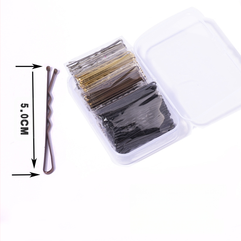 Karštas juodas žodinis segtukas, auksinis plaukų segtukas, apvalus plaukų segtukas, galvos apdangalas, disko formos plaukų segtukas dėžutėje