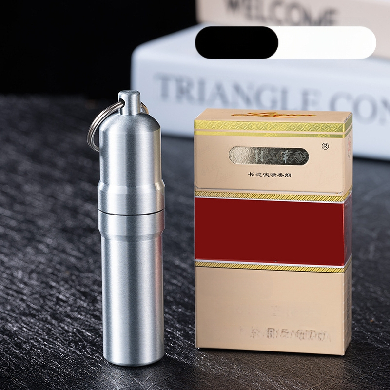 YF815 kaasaskantav ripprõngas metallist niiskuskindel sigaretipurk suletud sigaretiümbrise tehase piiriülene hulgimüügi teepurk