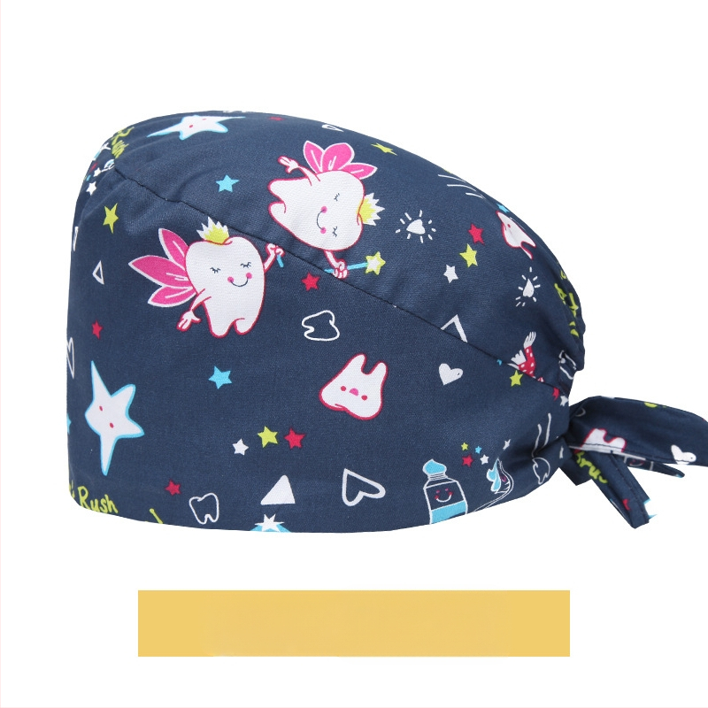 Χειρουργικά σκουφάκια για άνδρες και γυναίκες, καθαρό βαμβάκι, μεγάλο γείσο, καλοκαιρινά καπέλα οδοντιατρικής νοσοκόμας, χειρουργεία, εργασία και ιατρική περίθαλψη