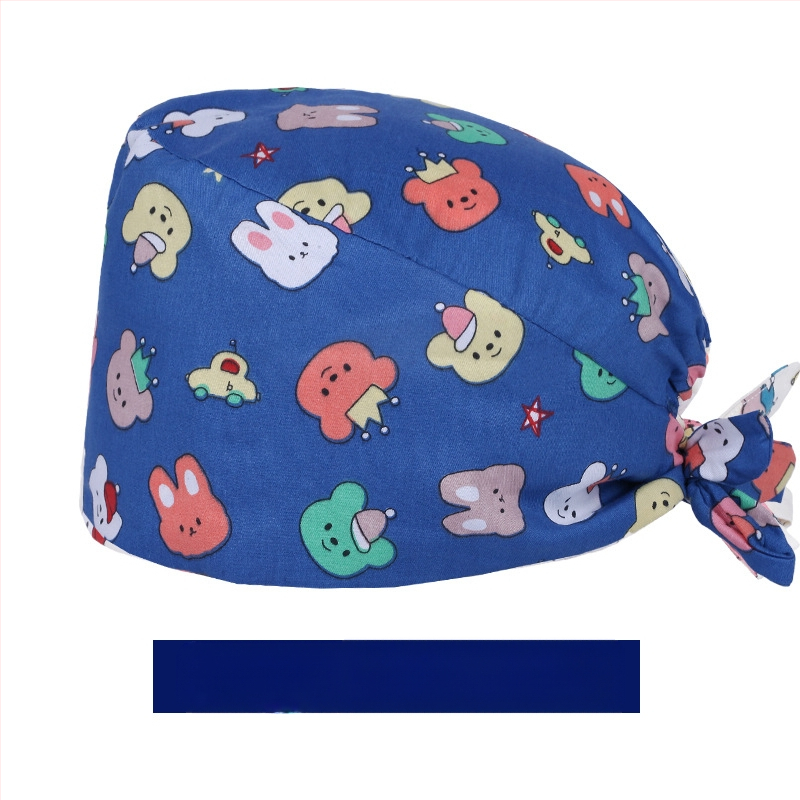 Χειρουργικά σκουφάκια για άνδρες και γυναίκες, καθαρό βαμβάκι, μεγάλο γείσο, καλοκαιρινά καπέλα οδοντιατρικής νοσοκόμας, χειρουργεία, εργασία και ιατρική περίθαλψη