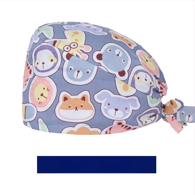 Χειρουργικά σκουφάκια για άνδρες και γυναίκες, καθαρό βαμβάκι, μεγάλο γείσο, καλοκαιρινά καπέλα οδοντιατρικής νοσοκόμας, χειρουργεία, εργασία και ιατρική περίθαλψη