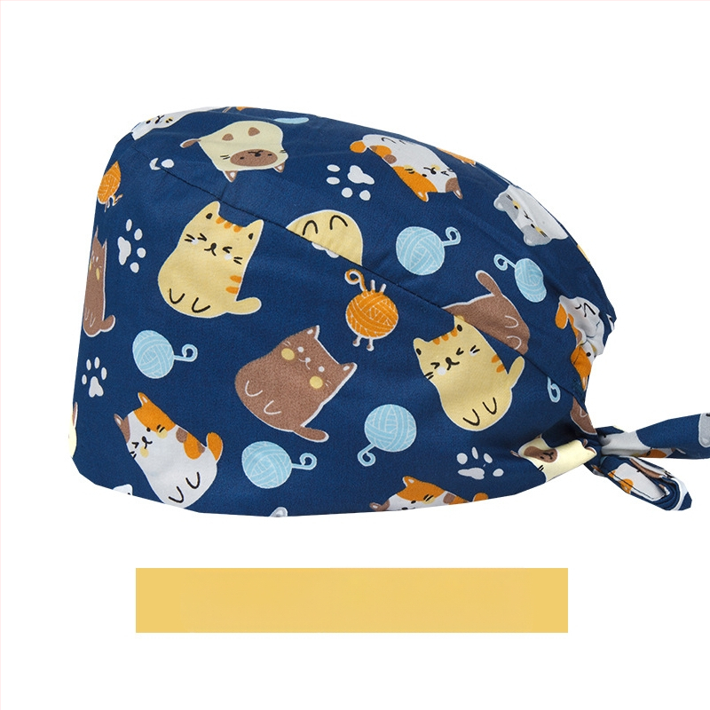 Χειρουργικά σκουφάκια για άνδρες και γυναίκες, καθαρό βαμβάκι, μεγάλο γείσο, καλοκαιρινά καπέλα οδοντιατρικής νοσοκόμας, χειρουργεία, εργασία και ιατρική περίθαλψη