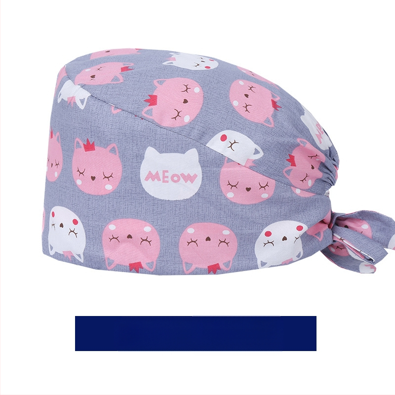 Χειρουργικά σκουφάκια για άνδρες και γυναίκες, καθαρό βαμβάκι, μεγάλο γείσο, καλοκαιρινά καπέλα οδοντιατρικής νοσοκόμας, χειρουργεία, εργασία και ιατρική περίθαλψη