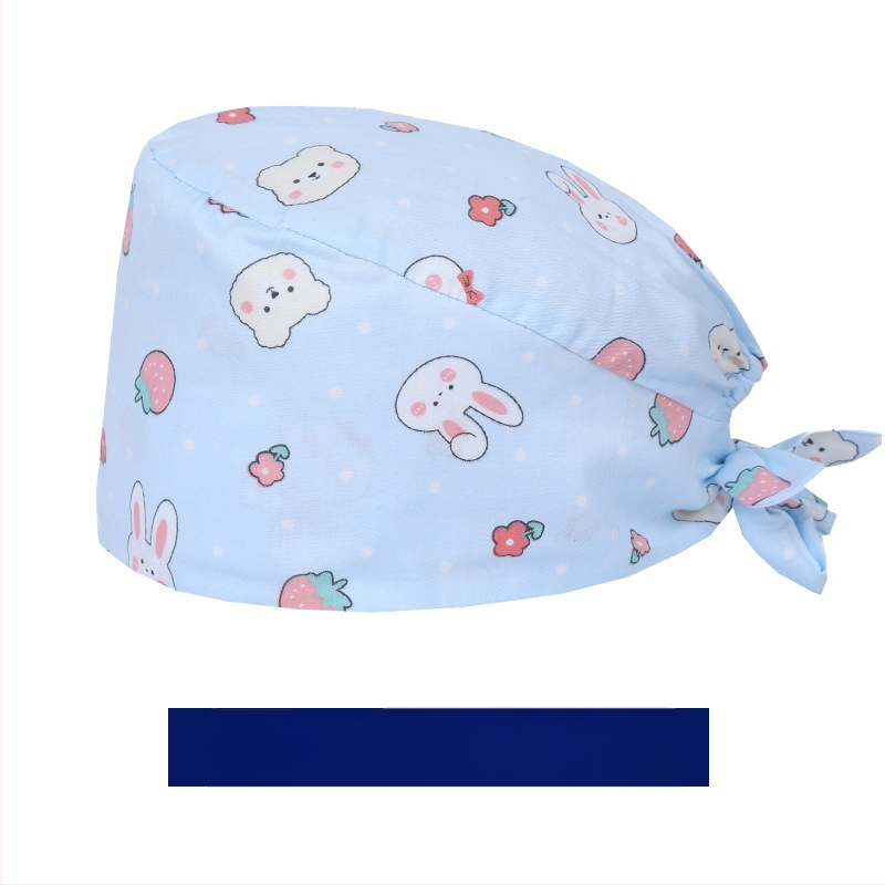 Χειρουργικά σκουφάκια για άνδρες και γυναίκες, καθαρό βαμβάκι, μεγάλο γείσο, καλοκαιρινά καπέλα οδοντιατρικής νοσοκόμας, χειρουργεία, εργασία και ιατρική περίθαλψη