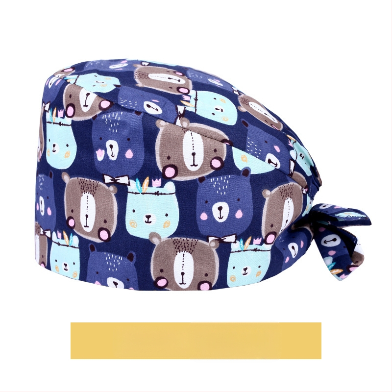 Χειρουργικά σκουφάκια για άνδρες και γυναίκες, καθαρό βαμβάκι, μεγάλο γείσο, καλοκαιρινά καπέλα οδοντιατρικής νοσοκόμας, χειρουργεία, εργασία και ιατρική περίθαλψη