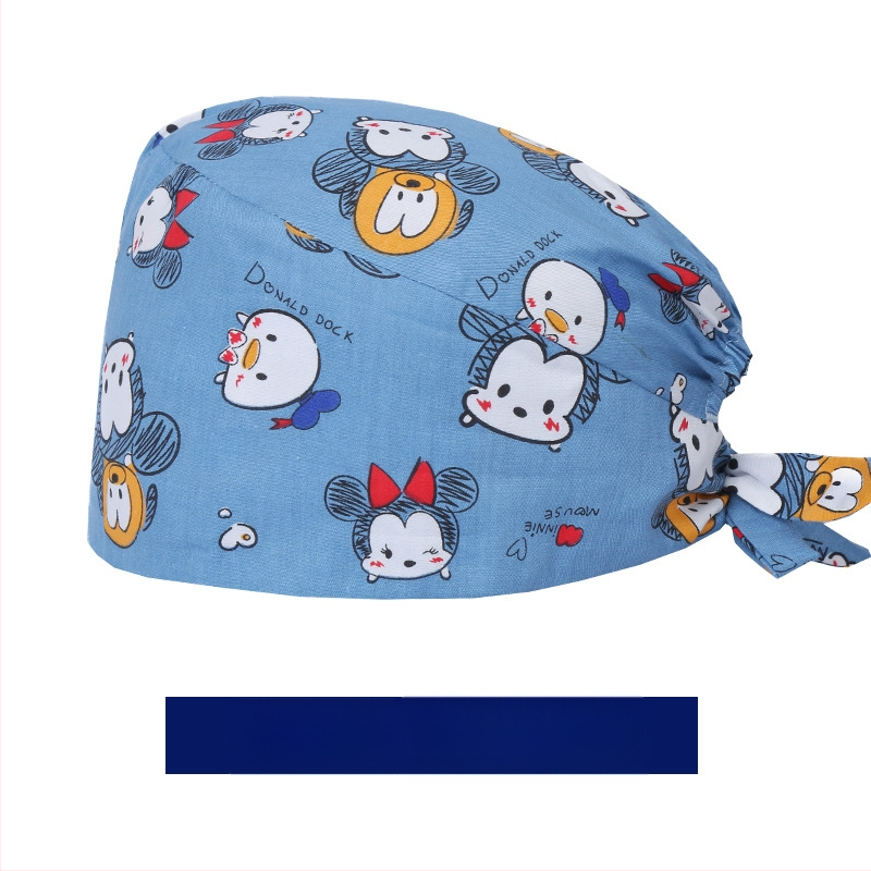 Χειρουργικά σκουφάκια για άνδρες και γυναίκες, καθαρό βαμβάκι, μεγάλο γείσο, καλοκαιρινά καπέλα οδοντιατρικής νοσοκόμας, χειρουργεία, εργασία και ιατρική περίθαλψη