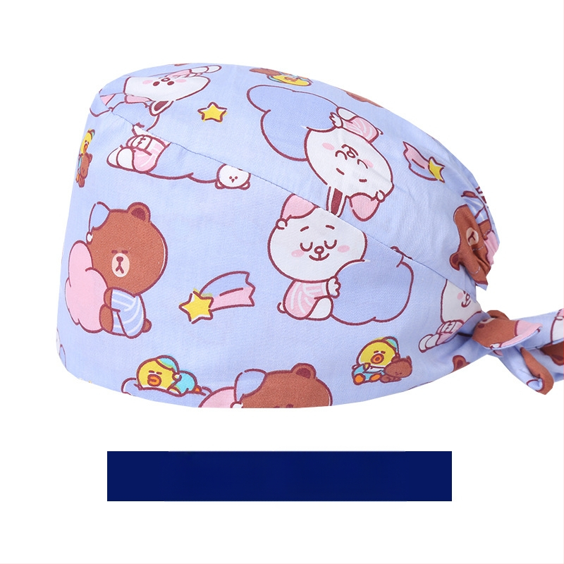 Χειρουργικά σκουφάκια για άνδρες και γυναίκες, καθαρό βαμβάκι, μεγάλο γείσο, καλοκαιρινά καπέλα οδοντιατρικής νοσοκόμας, χειρουργεία, εργασία και ιατρική περίθαλψη