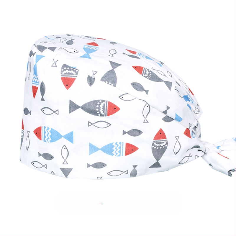 Χειρουργικά σκουφάκια για άνδρες και γυναίκες, καθαρό βαμβάκι, μεγάλο γείσο, καλοκαιρινά καπέλα οδοντιατρικής νοσοκόμας, χειρουργεία, εργασία και ιατρική περίθαλψη