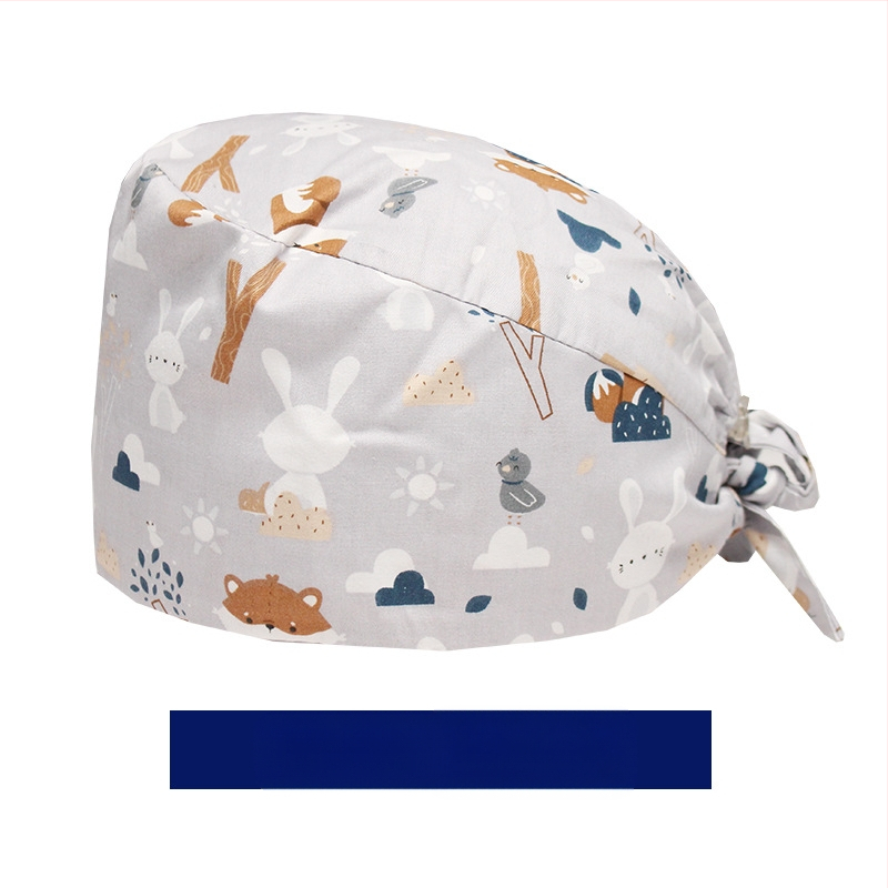 Χειρουργικά σκουφάκια για άνδρες και γυναίκες, καθαρό βαμβάκι, μεγάλο γείσο, καλοκαιρινά καπέλα οδοντιατρικής νοσοκόμας, χειρουργεία, εργασία και ιατρική περίθαλψη