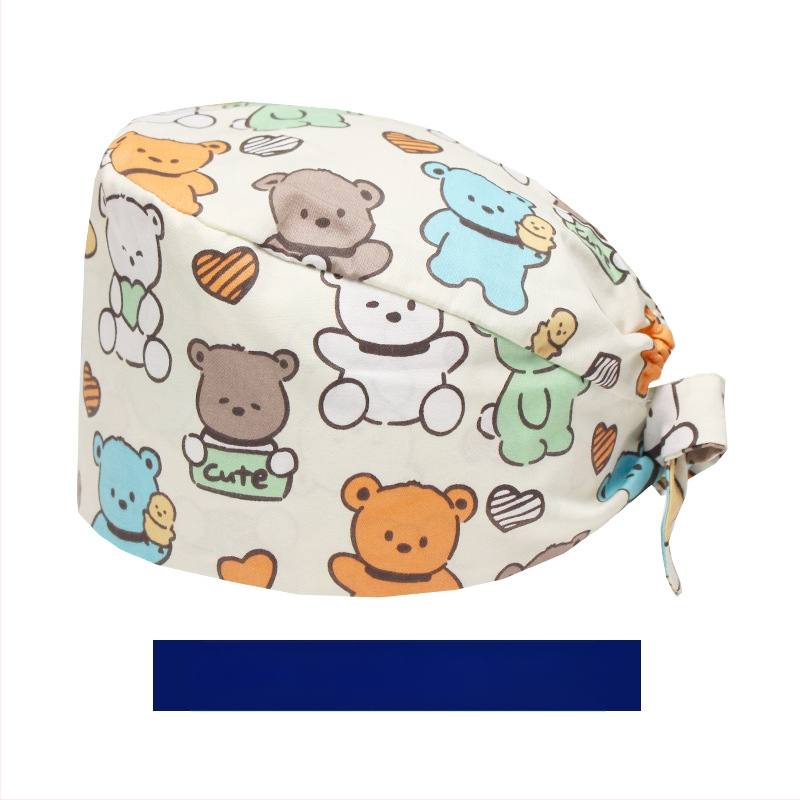 Χειρουργικά σκουφάκια για άνδρες και γυναίκες, καθαρό βαμβάκι, μεγάλο γείσο, καλοκαιρινά καπέλα οδοντιατρικής νοσοκόμας, χειρουργεία, εργασία και ιατρική περίθαλψη