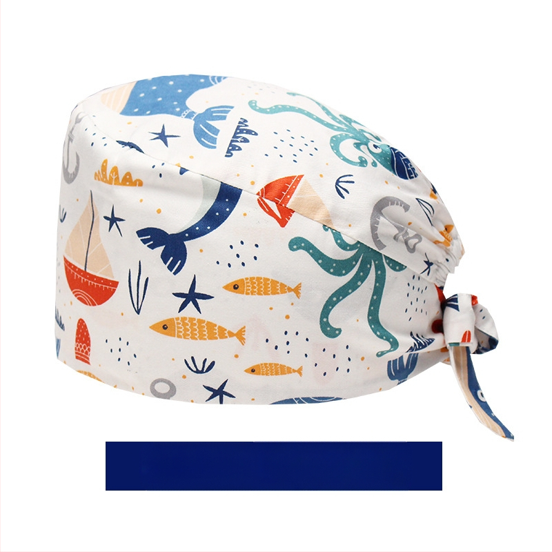 Χειρουργικά σκουφάκια για άνδρες και γυναίκες, καθαρό βαμβάκι, μεγάλο γείσο, καλοκαιρινά καπέλα οδοντιατρικής νοσοκόμας, χειρουργεία, εργασία και ιατρική περίθαλψη